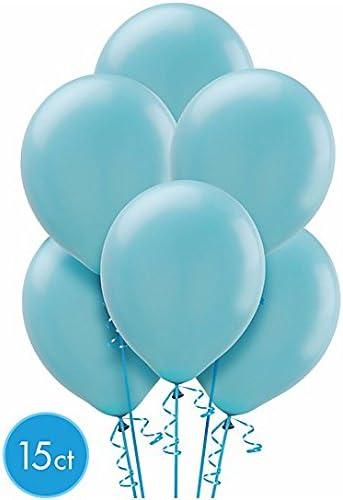 image15ct 12in Caribbean Blue Latex Balloons
