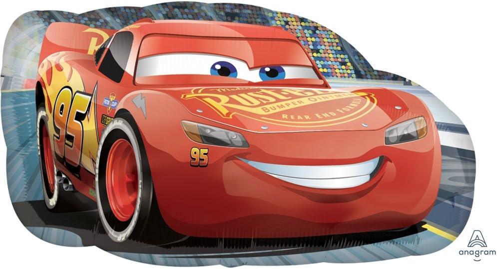 imageAmscan 3537001 quotSuperShape Lightning McQueenquot Balloon