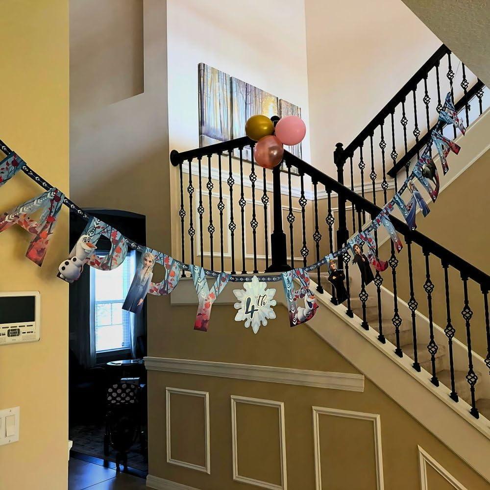 imageBluey Multicolor Jumbo Add An Age Paper Letter Banner 10quot x 105 Pack Of 1 Perfect For Birthday Parties ampamp CelebrationsDisney Frozen 2