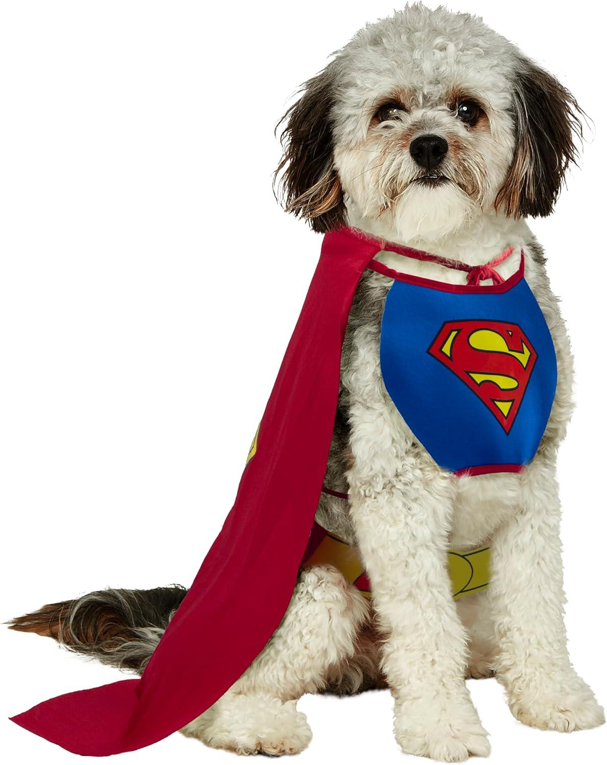 imageDC Comics Superheroes Superman Pet Costume for For Dogs or Cats by Rubies SmallSmall