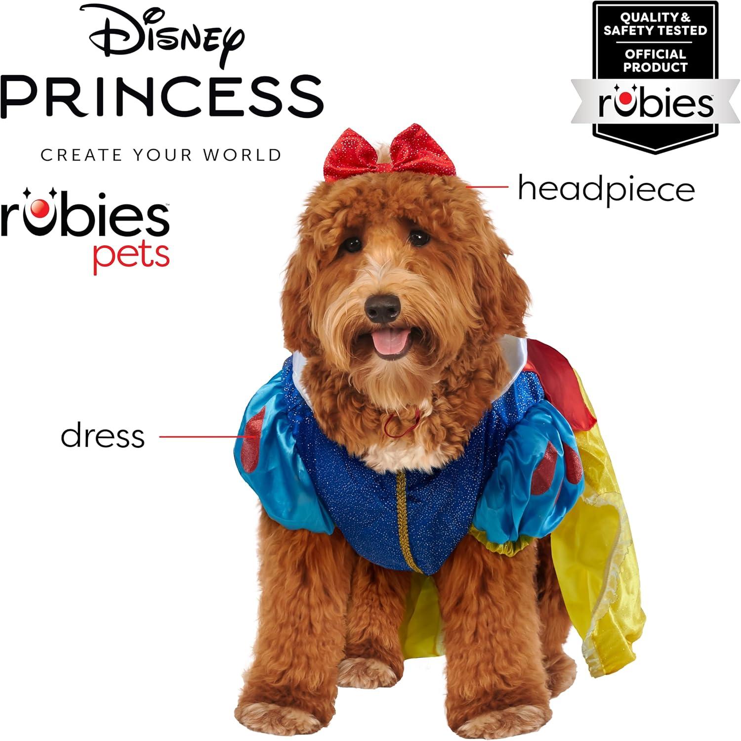 imageDisney Princesses Snow White Pet Costume for For Dogs or Cats by Rubies SmallSnow White