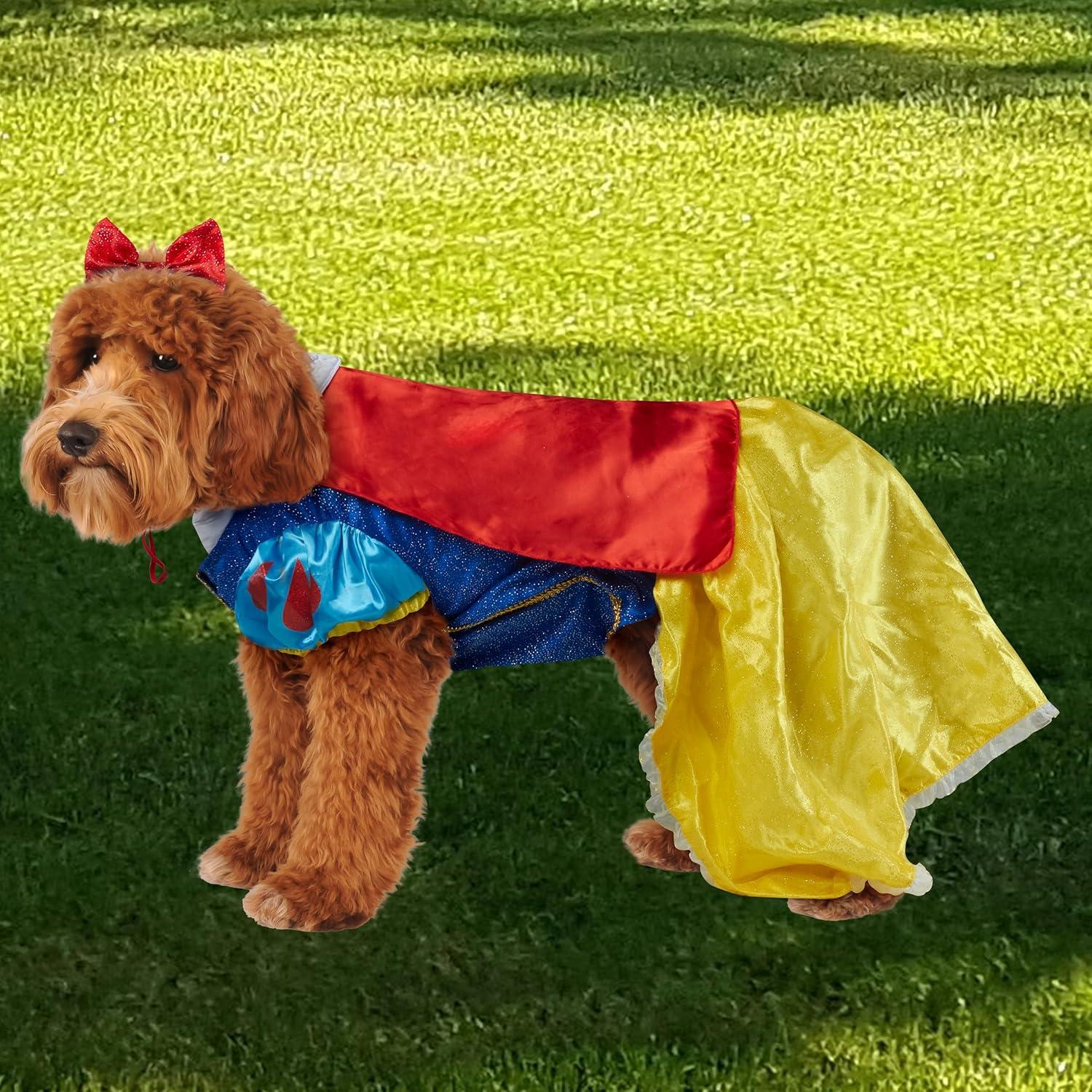 imageDisney Princesses Snow White Pet Costume for For Dogs or Cats by Rubies SmallSnow White
