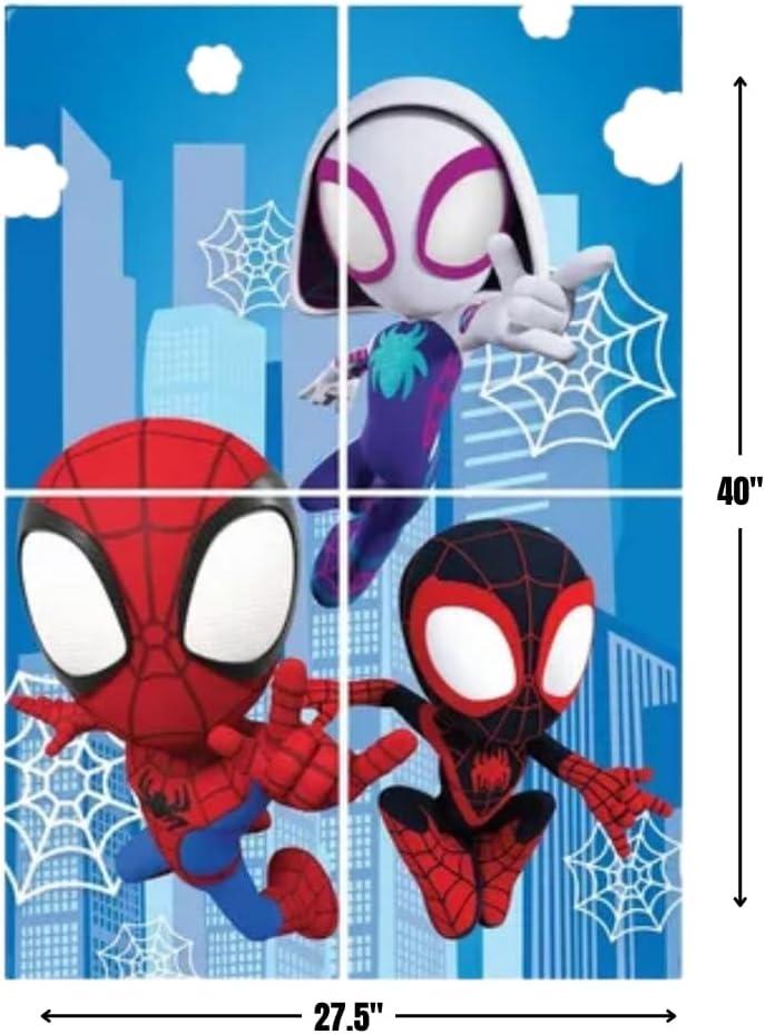 imageExciting Bluey Scene Setter with Props  Pack of 16  Multicolor Paper Decorations  Ideal for Unforgettable Parties Events ampamp CelebrationsSpidey  His Amazing Friends