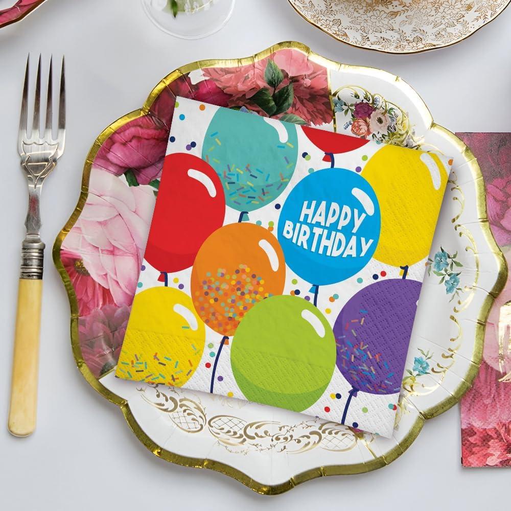 imageExtraordinary Birthday Celebration Luncheon Napkins 65quot  125 Count  Vibrant Colors Premium Soft Material Perfect for Any Occasion