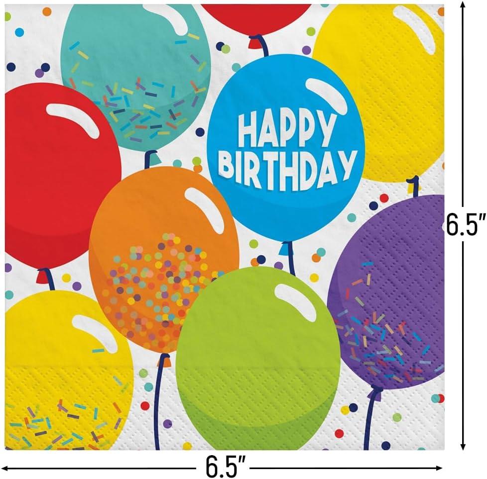 imageExtraordinary Birthday Celebration Luncheon Napkins 65quot  125 Count  Vibrant Colors Premium Soft Material Perfect for Any Occasion