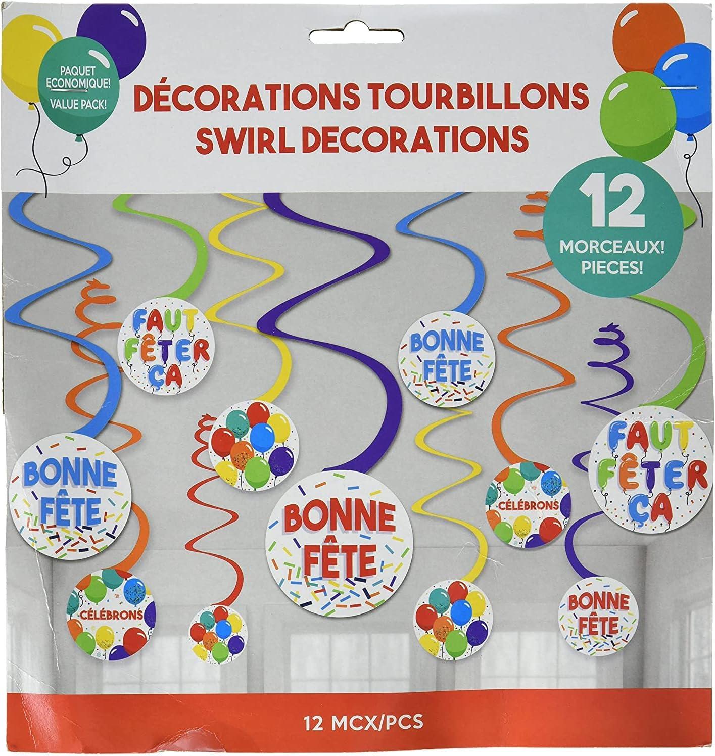 imageFinally 21 Spiral Decorations Pack of 12 Iridescent HotStamped Foil Spirals with Cutouts Perfect for 21st Birthday Celebration DecorationsBonne Fete