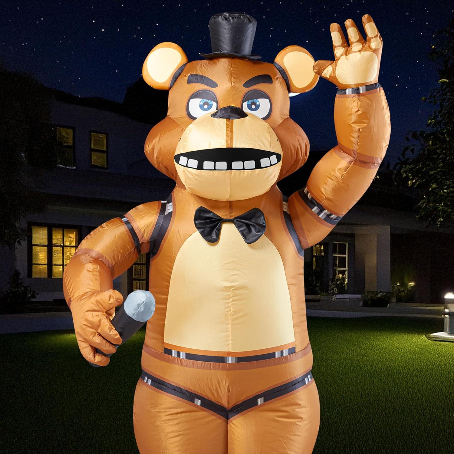 imageFive Nights at Freddys Freddy Fazbear Lawn Inflatable by Rubies 6 feet