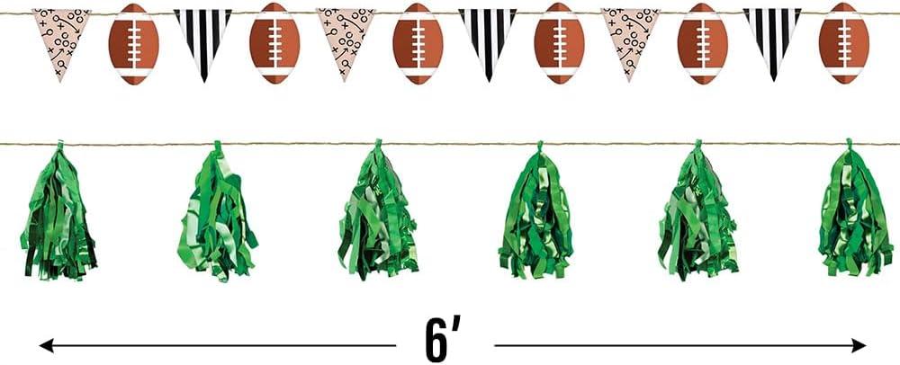 imageMulticolor Ready Set Football Banner Kit  72quot 1 Set  Ideal for Game Day Decorations ampamp Parties