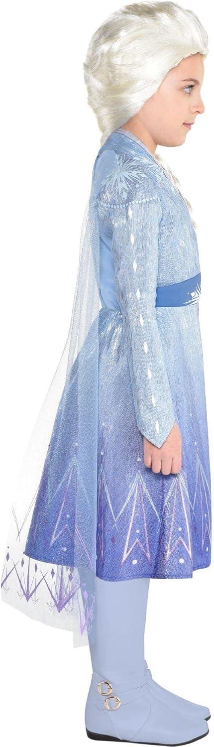imageParty City Frozen 2 Elsa Travel Halloween Costume for Girls Disney Medium 810 Includes Dress