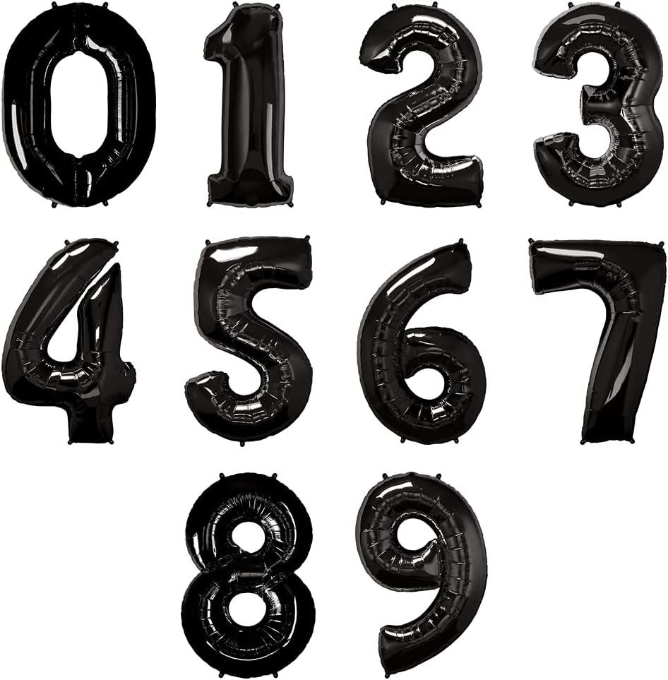 imageQUALATEX 34quot NUMBER EIGHT SAPPHIRE BLUE BALLOONBlack