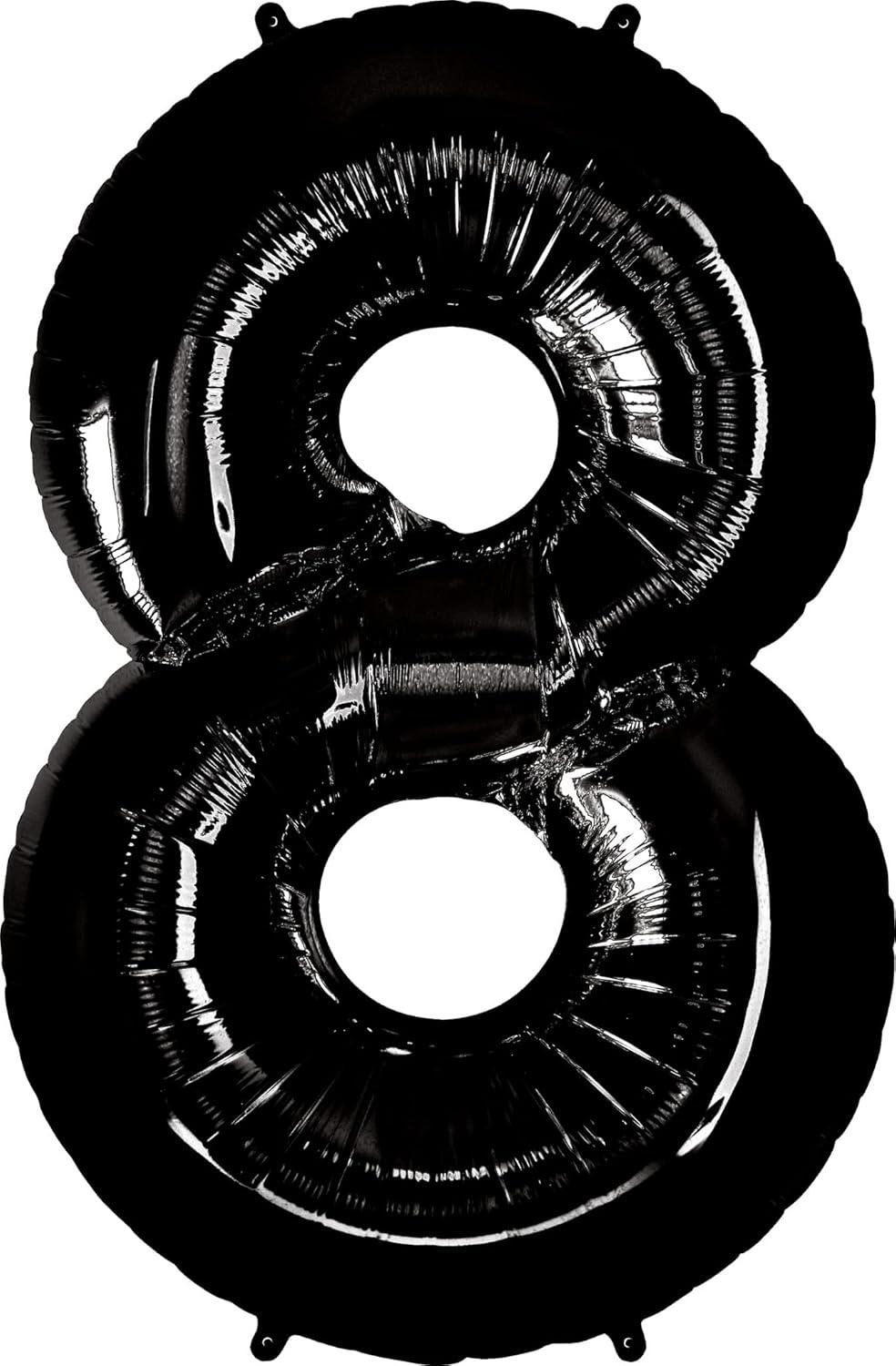 imageQUALATEX 34quot NUMBER EIGHT SAPPHIRE BLUE BALLOONBlack