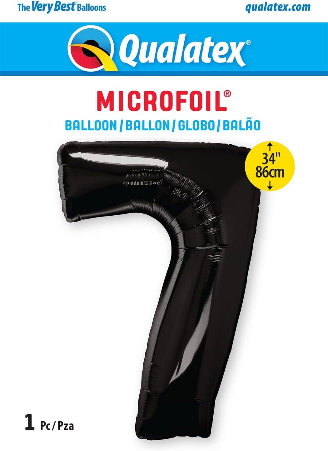 imageQUALATEX 34quot NUMBER EIGHT SAPPHIRE BLUE BALLOONBlack