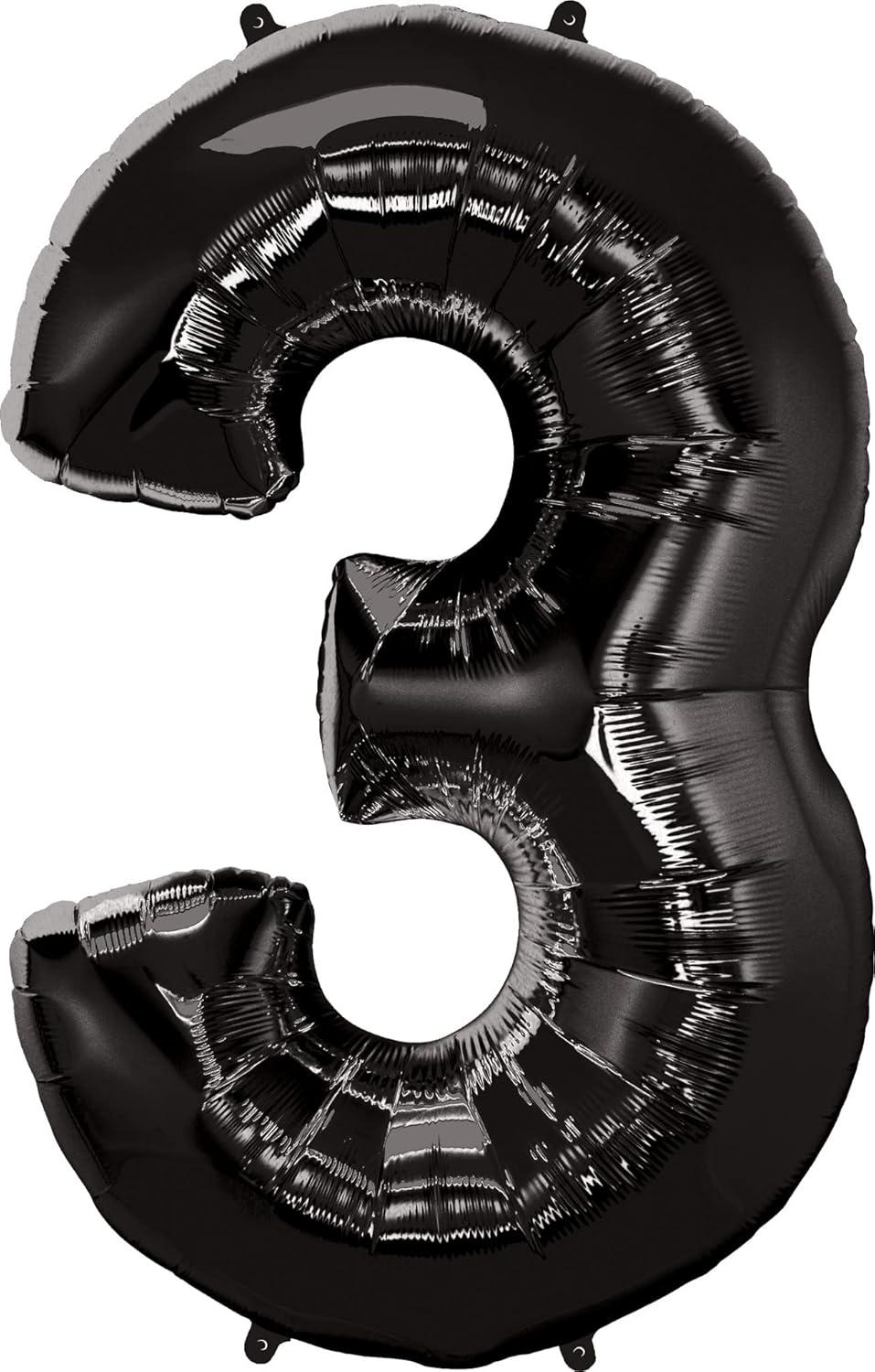 imageQUALATEX 34quot NUMBER EIGHT SAPPHIRE BLUE BALLOONBlack