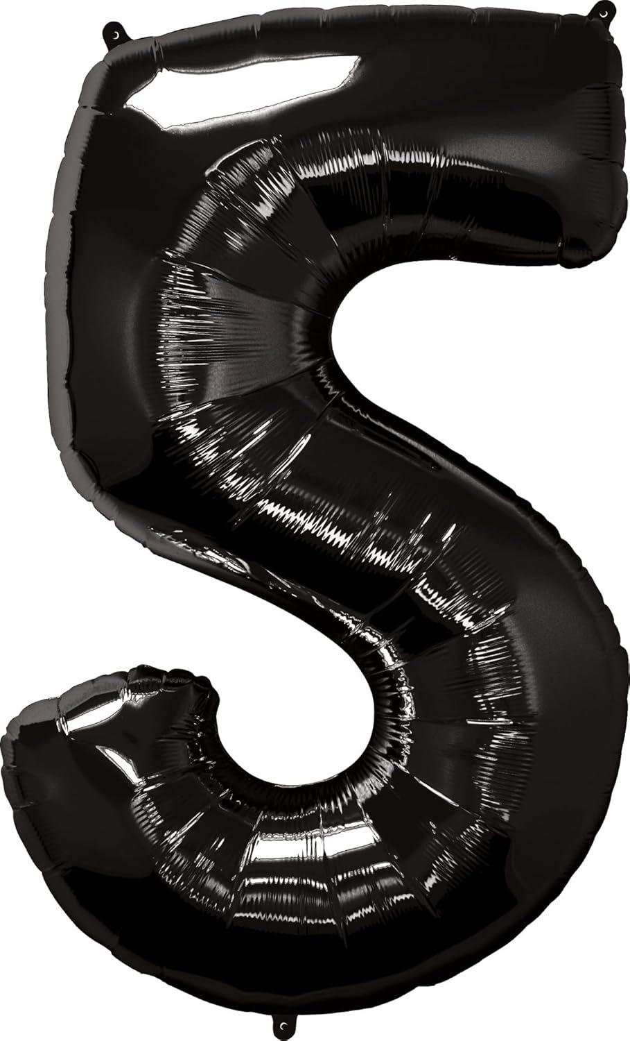 imageQUALATEX 34quot NUMBER EIGHT SAPPHIRE BLUE BALLOONBlack