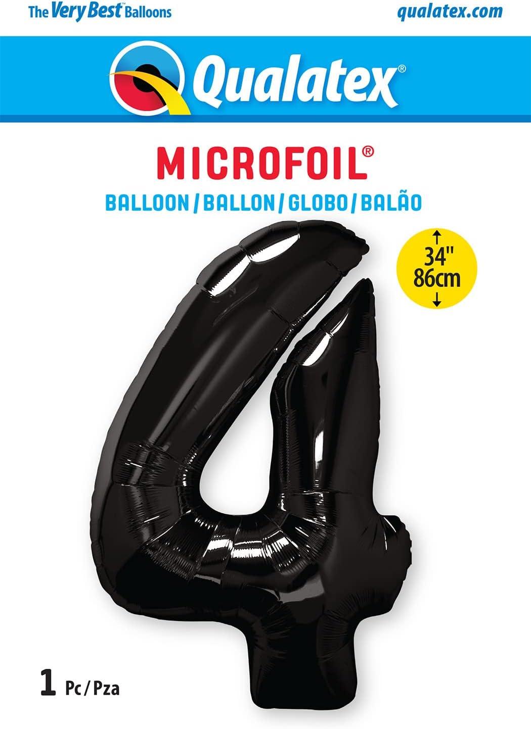 imageQUALATEX 34quot NUMBER EIGHT SAPPHIRE BLUE BALLOONBlack