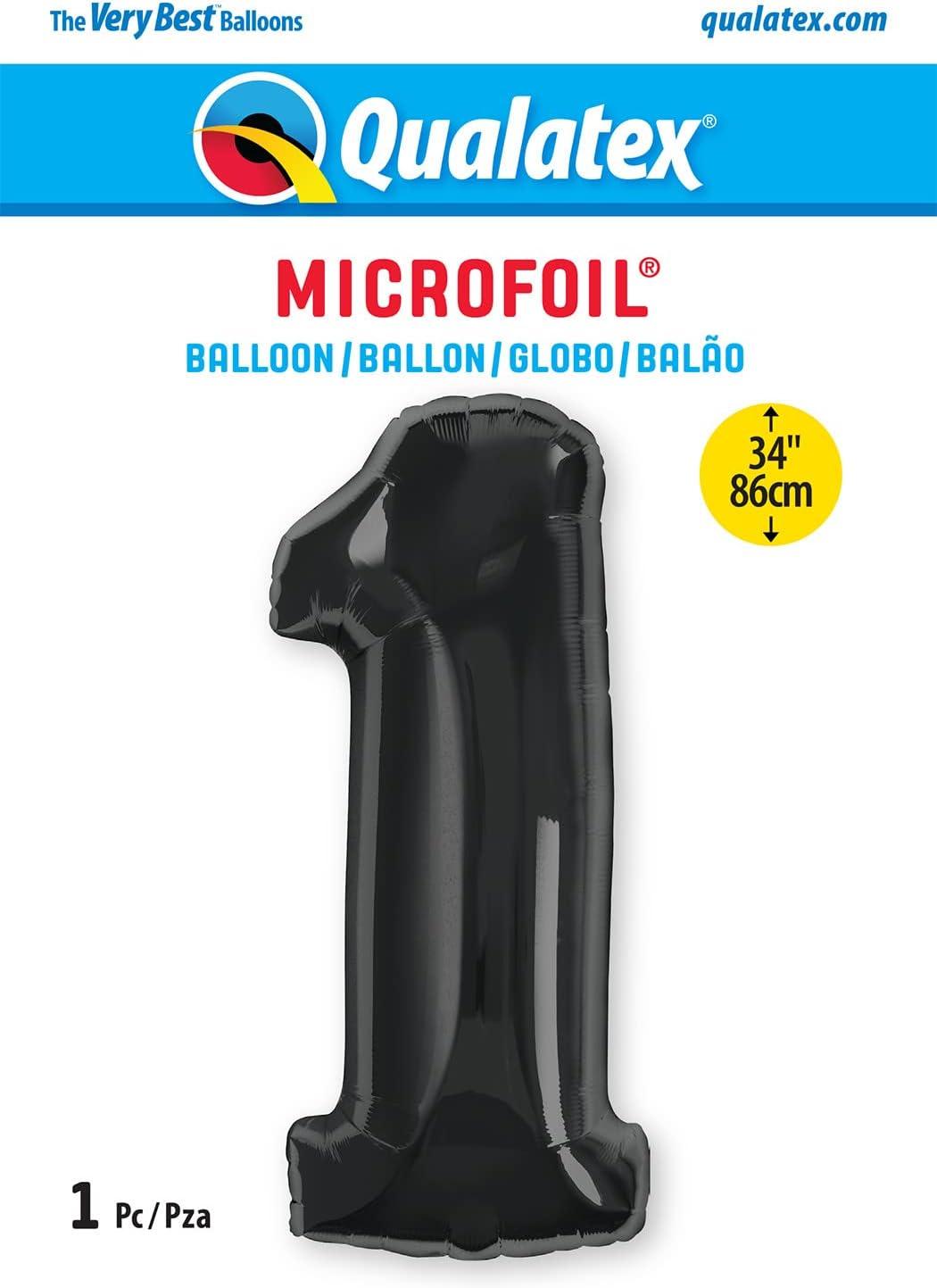 imageQUALATEX 34quot NUMBER EIGHT SAPPHIRE BLUE BALLOONBlack