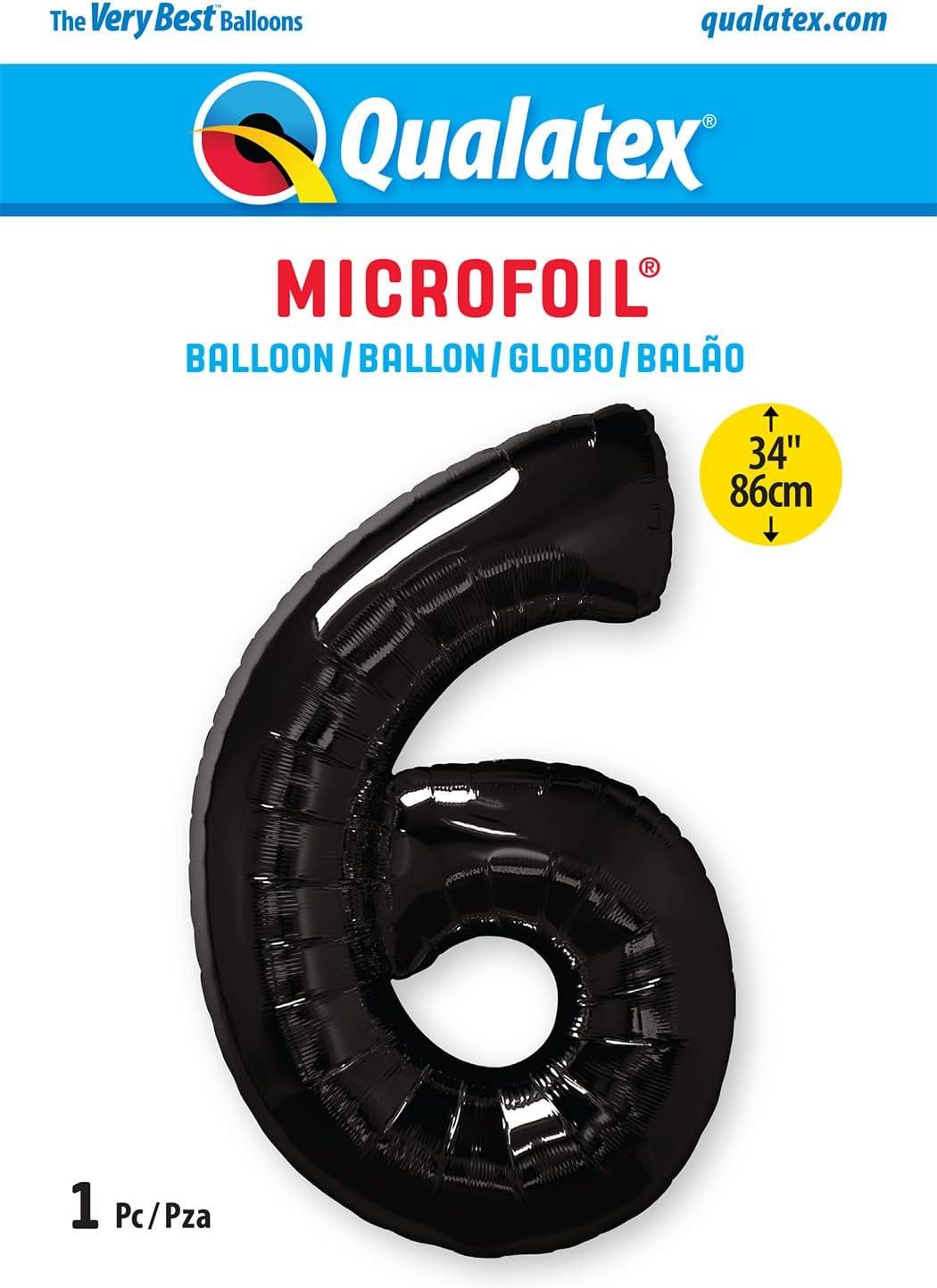 imageQUALATEX 34quot NUMBER EIGHT SAPPHIRE BLUE BALLOONBlack