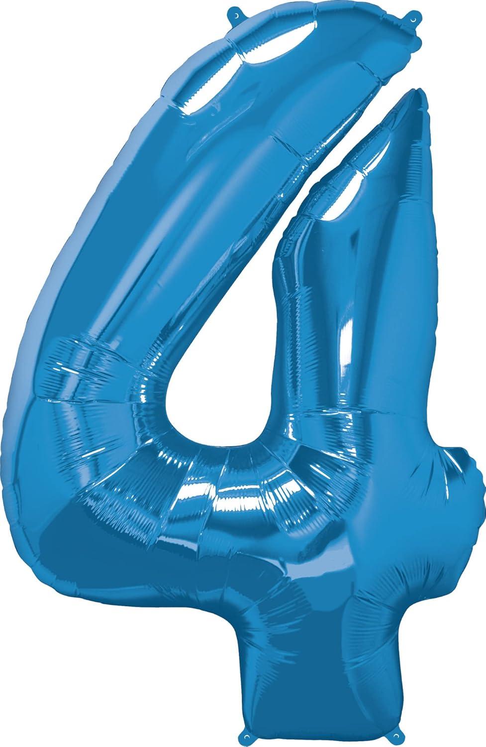 imageQUALATEX 34quot NUMBER EIGHT SAPPHIRE BLUE BALLOONBlue