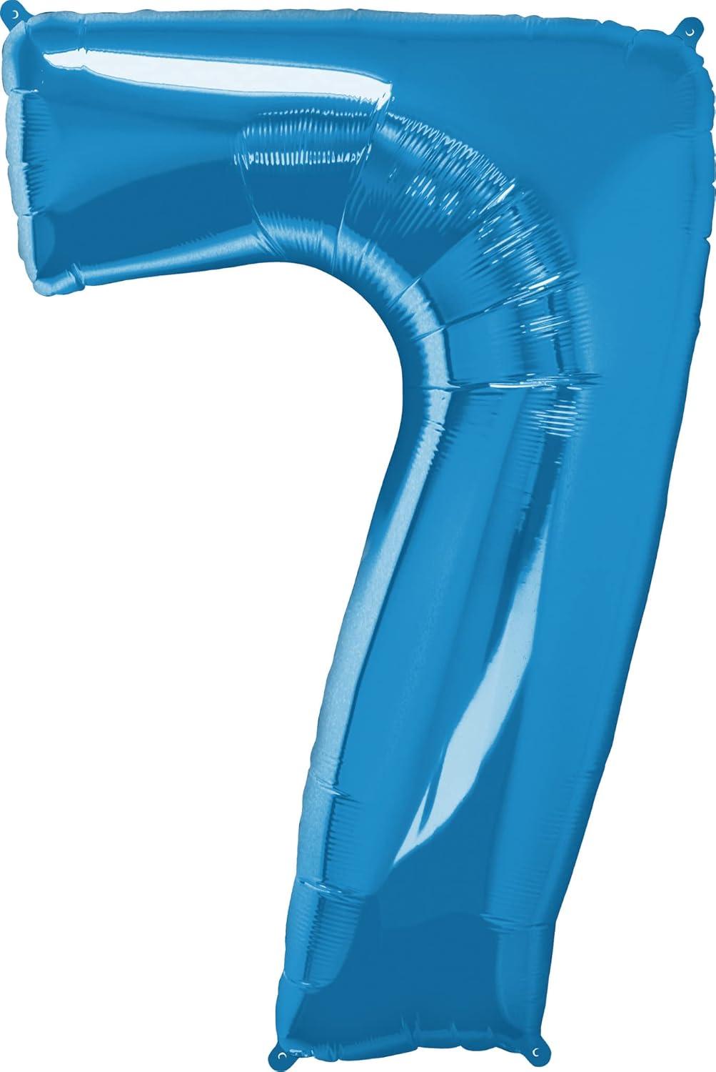imageQUALATEX 34quot NUMBER EIGHT SAPPHIRE BLUE BALLOONBlue