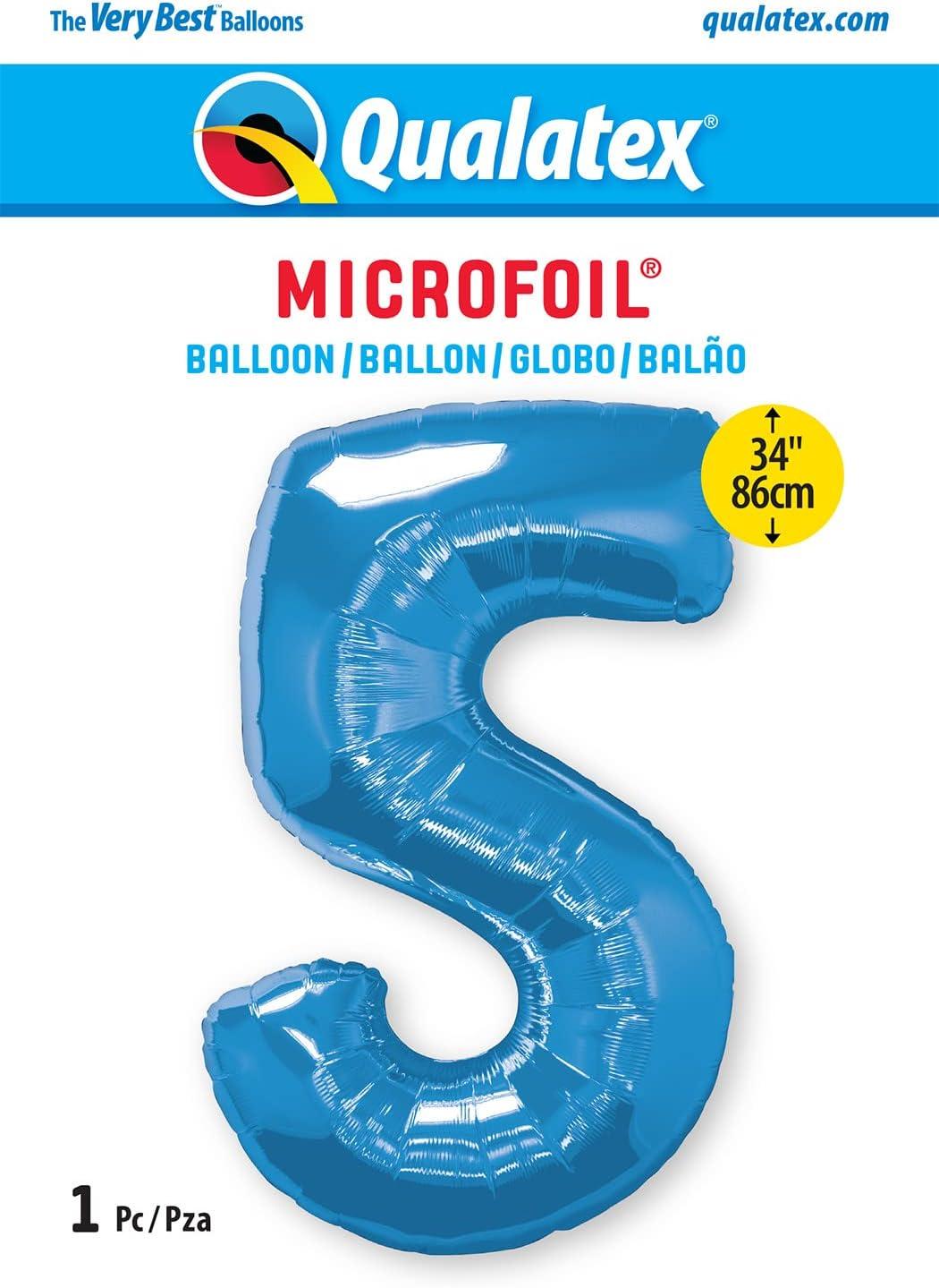 imageQUALATEX 34quot NUMBER EIGHT SAPPHIRE BLUE BALLOONBlue