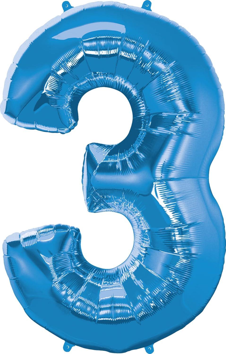 imageQUALATEX 34quot NUMBER EIGHT SAPPHIRE BLUE BALLOONBlue
