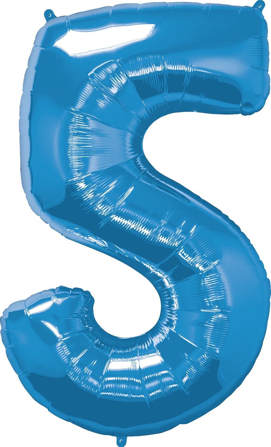 imageQUALATEX 34quot NUMBER EIGHT SAPPHIRE BLUE BALLOONBlue