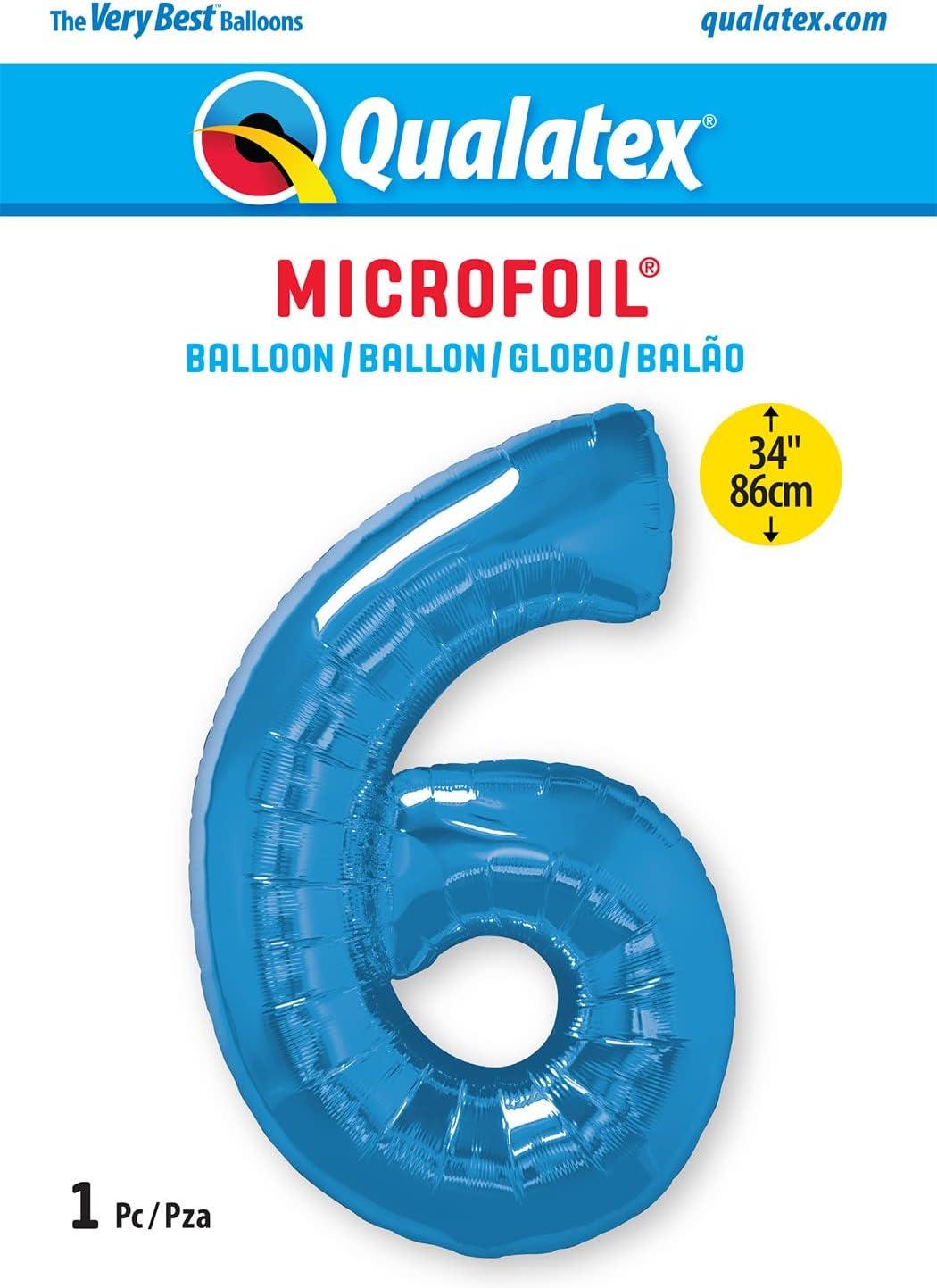 imageQUALATEX 34quot NUMBER EIGHT SAPPHIRE BLUE BALLOONBlue