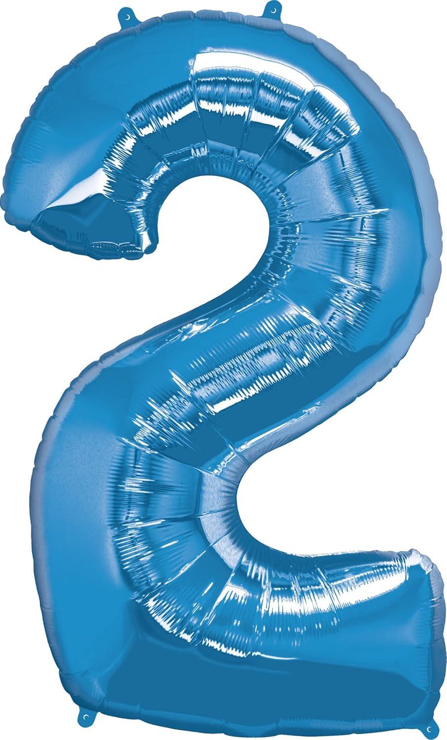 imageQUALATEX 34quot NUMBER EIGHT SAPPHIRE BLUE BALLOONBlue