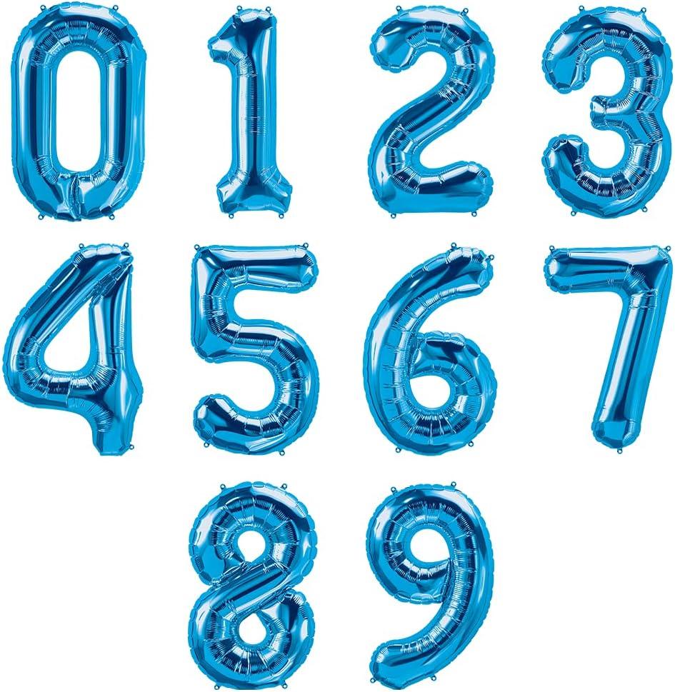 imageQUALATEX 34quot NUMBER EIGHT SAPPHIRE BLUE BALLOONBlue