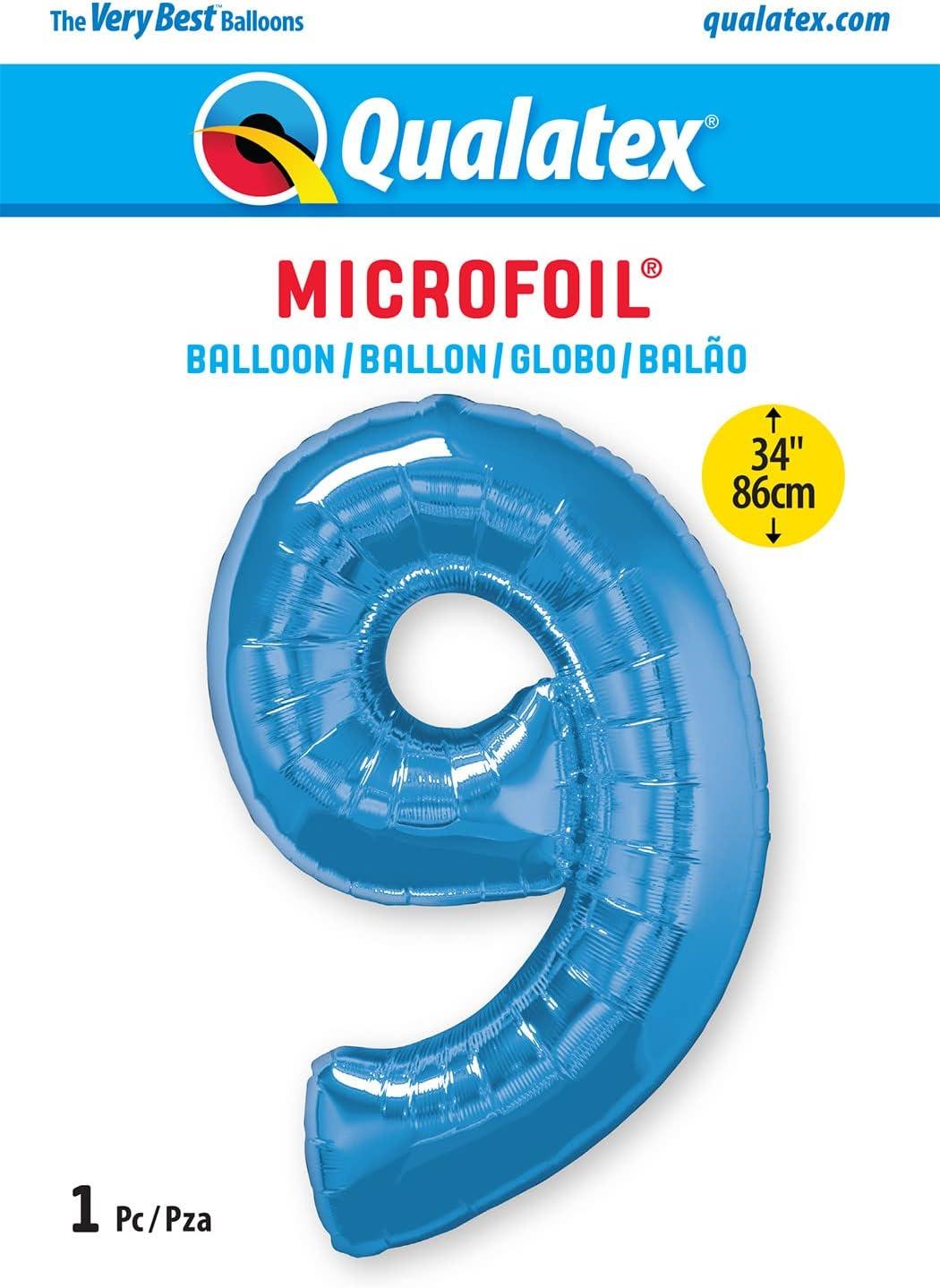 imageQUALATEX 34quot NUMBER EIGHT SAPPHIRE BLUE BALLOONBlue