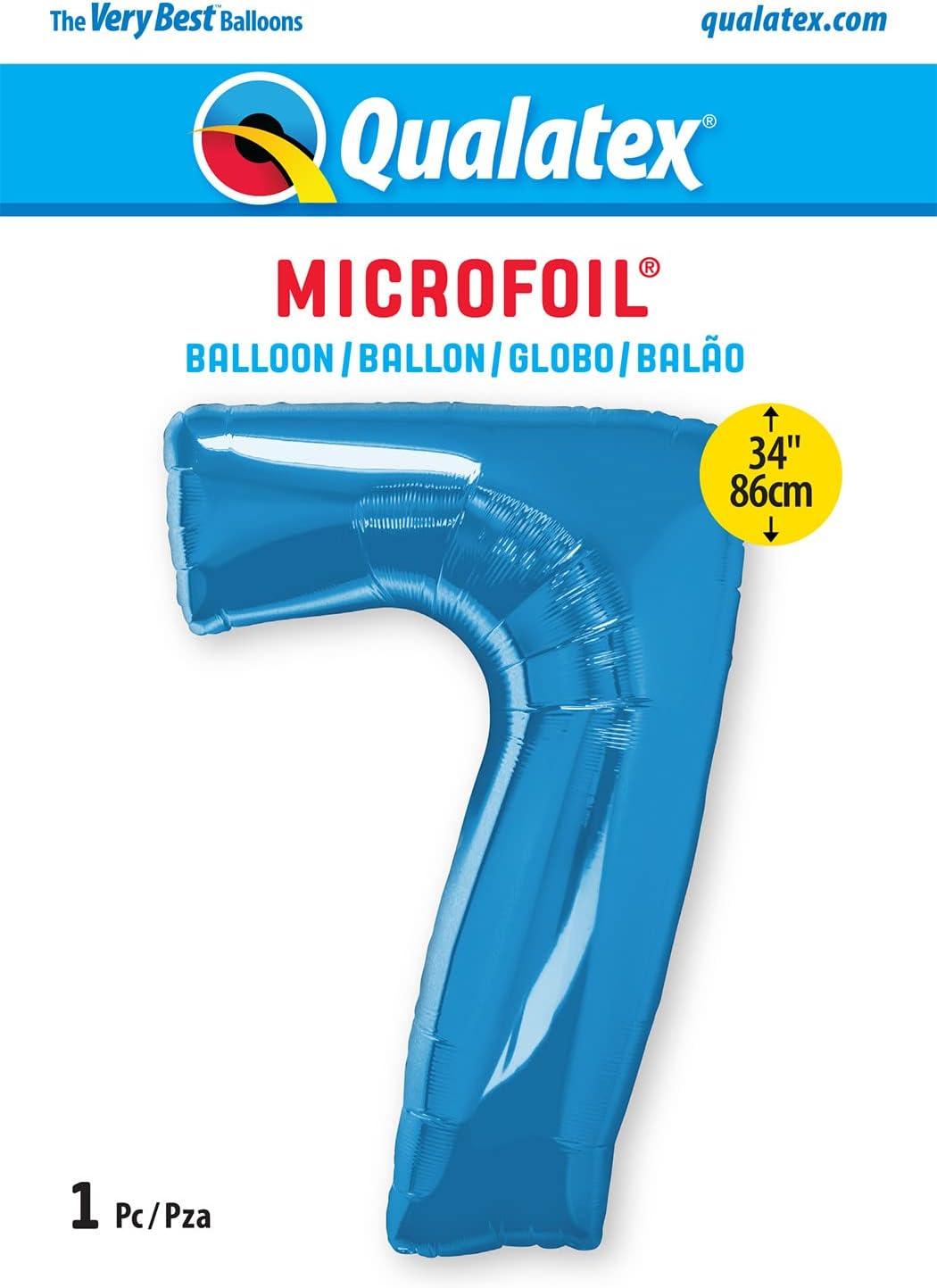 imageQUALATEX 34quot NUMBER EIGHT SAPPHIRE BLUE BALLOONBlue