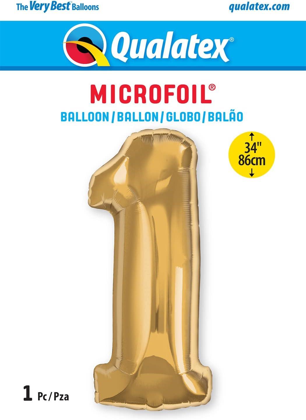 imageQUALATEX 34quot NUMBER EIGHT SAPPHIRE BLUE BALLOONGold