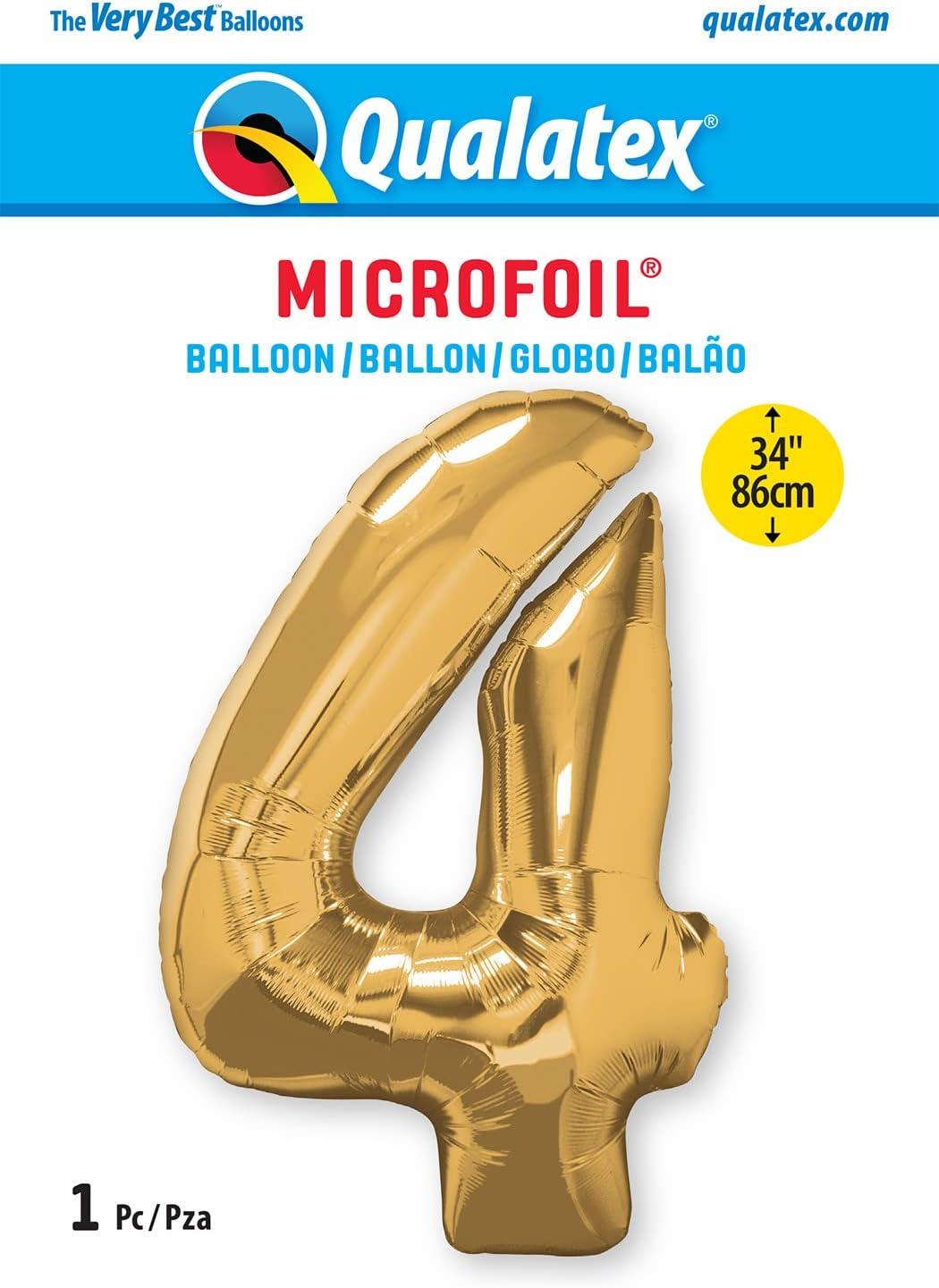 imageQUALATEX 34quot NUMBER EIGHT SAPPHIRE BLUE BALLOONGold