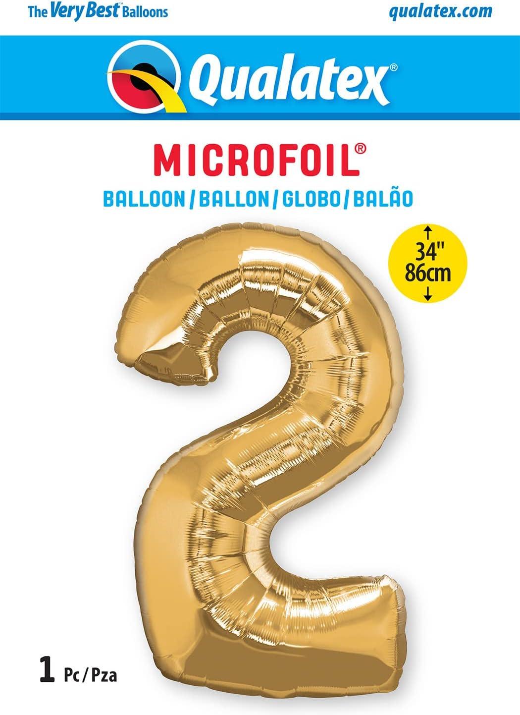 imageQUALATEX 34quot NUMBER EIGHT SAPPHIRE BLUE BALLOONGold