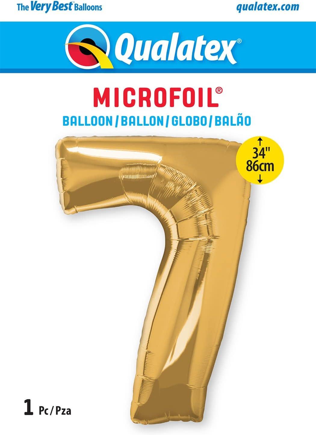 imageQUALATEX 34quot NUMBER EIGHT SAPPHIRE BLUE BALLOONGold