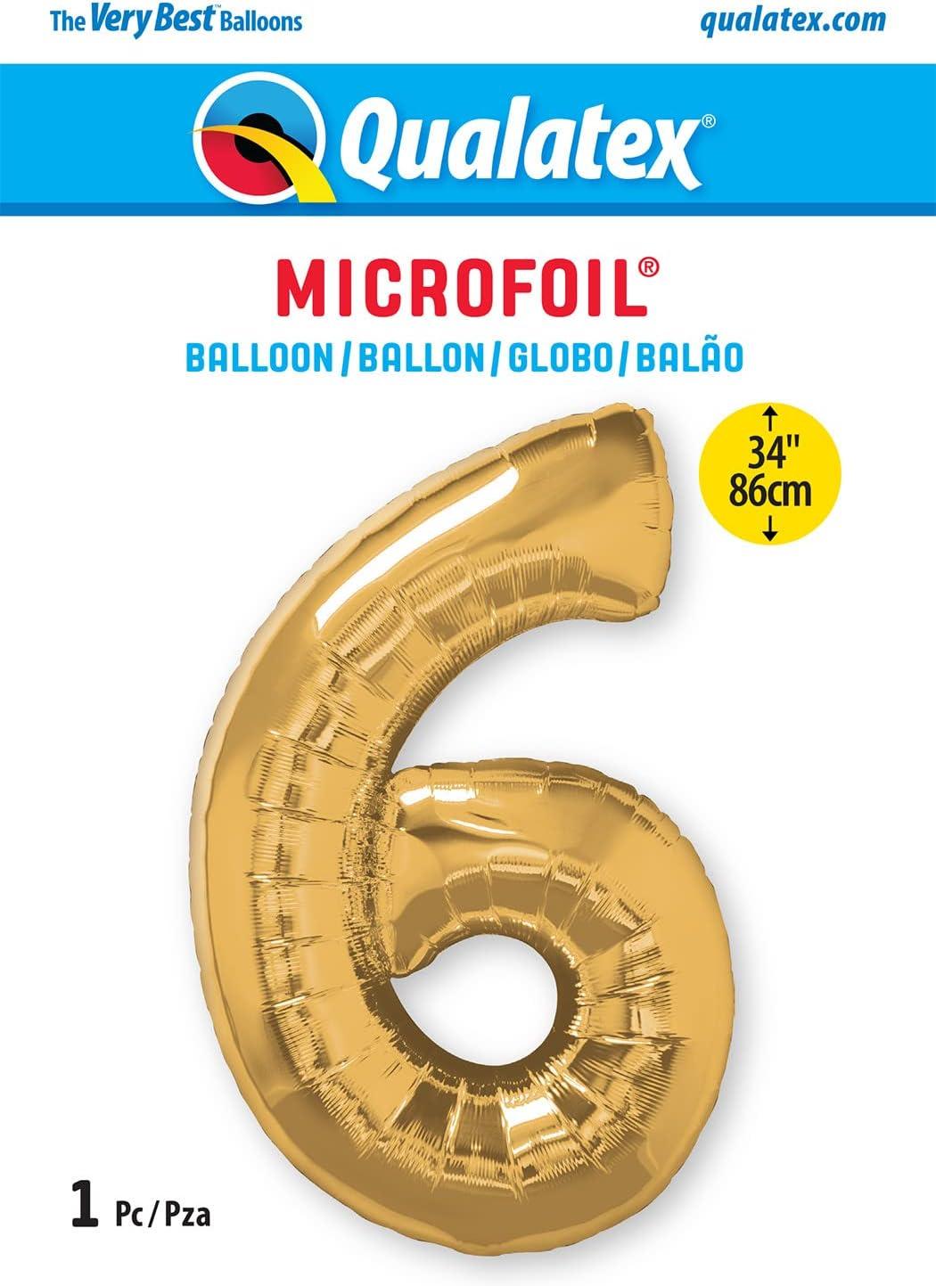 imageQUALATEX 34quot NUMBER EIGHT SAPPHIRE BLUE BALLOONGold