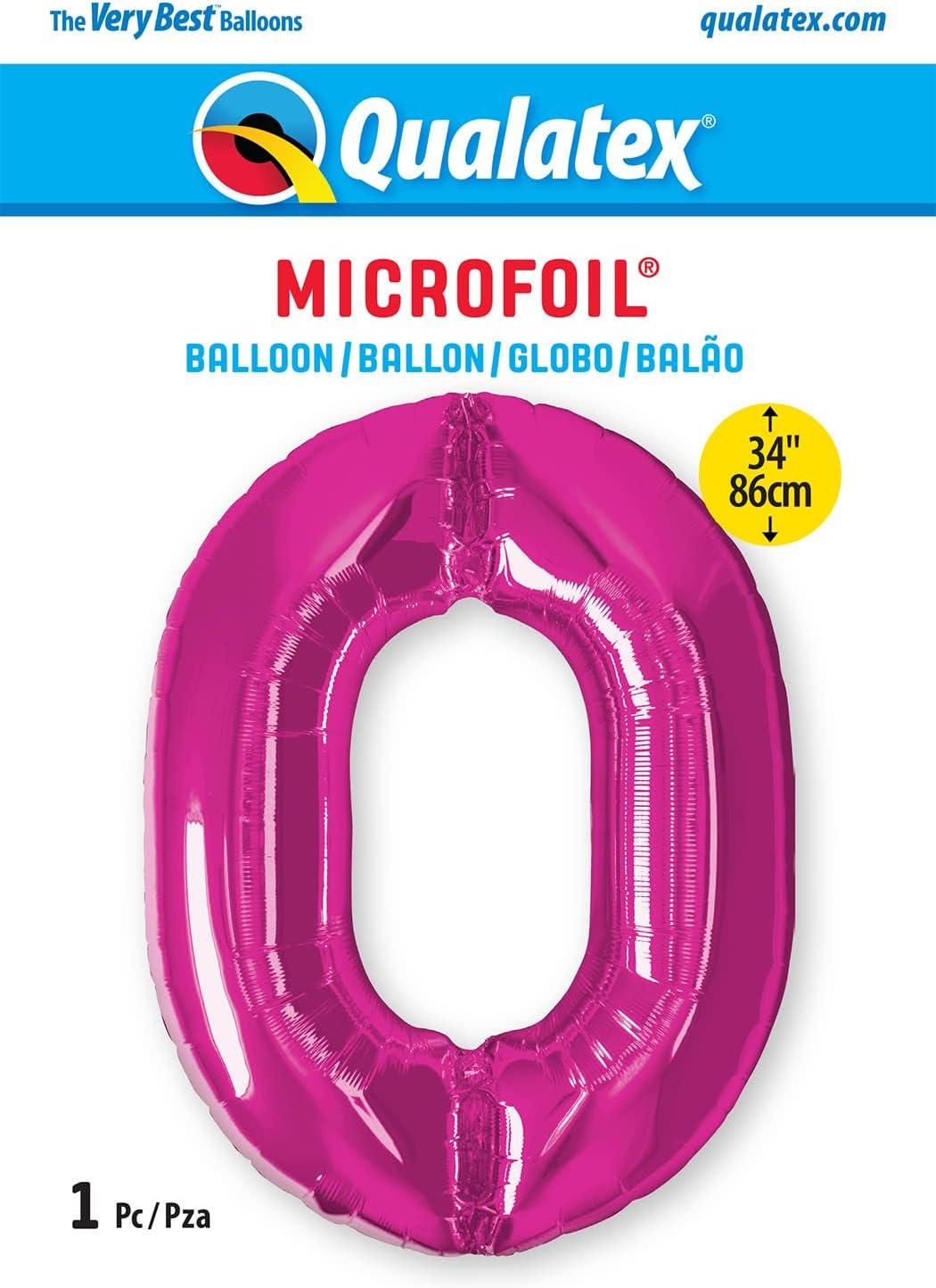 imageQUALATEX 34quot NUMBER EIGHT SAPPHIRE BLUE BALLOONMagenta