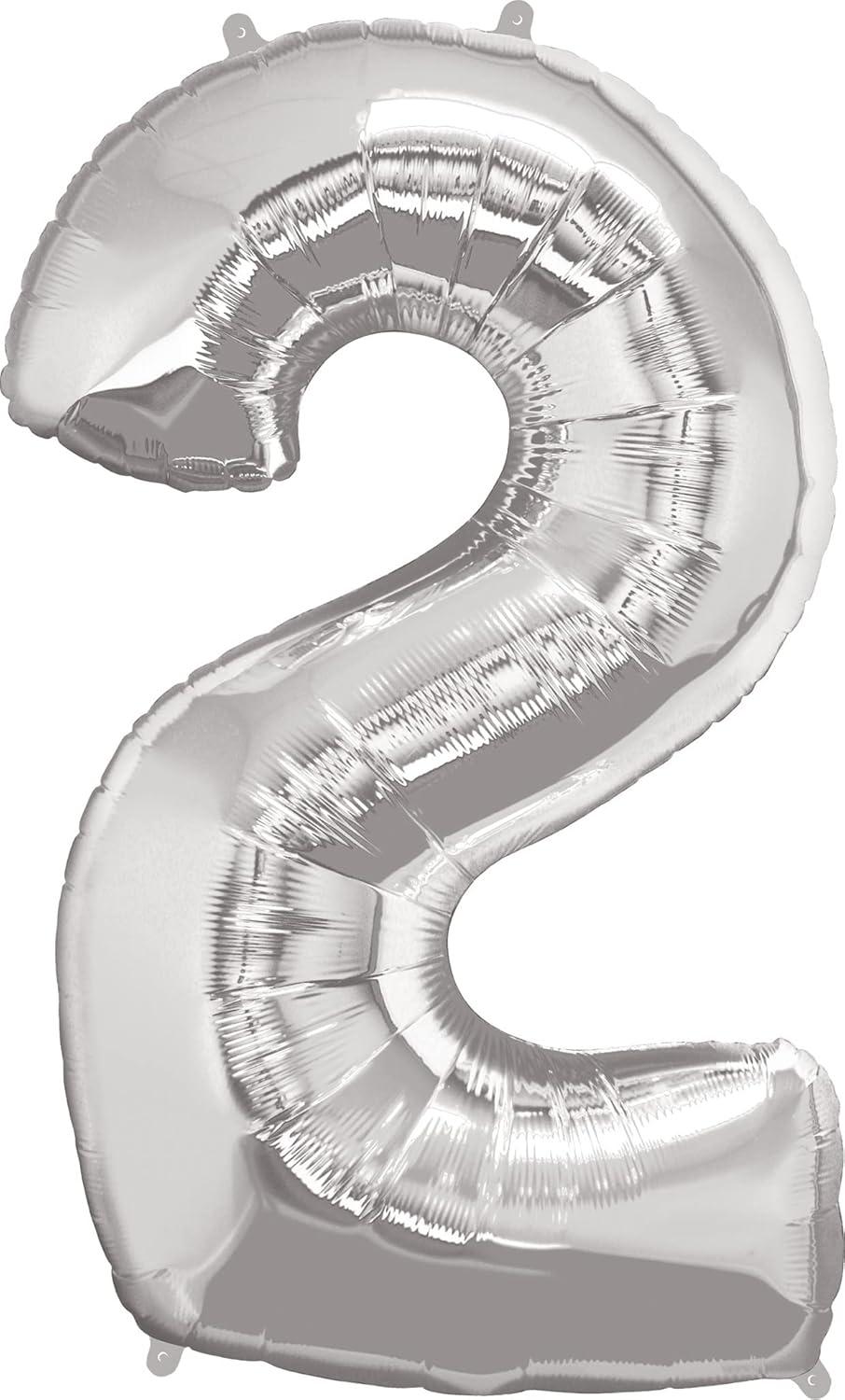 imageQUALATEX 34quot NUMBER EIGHT SAPPHIRE BLUE BALLOONSilver