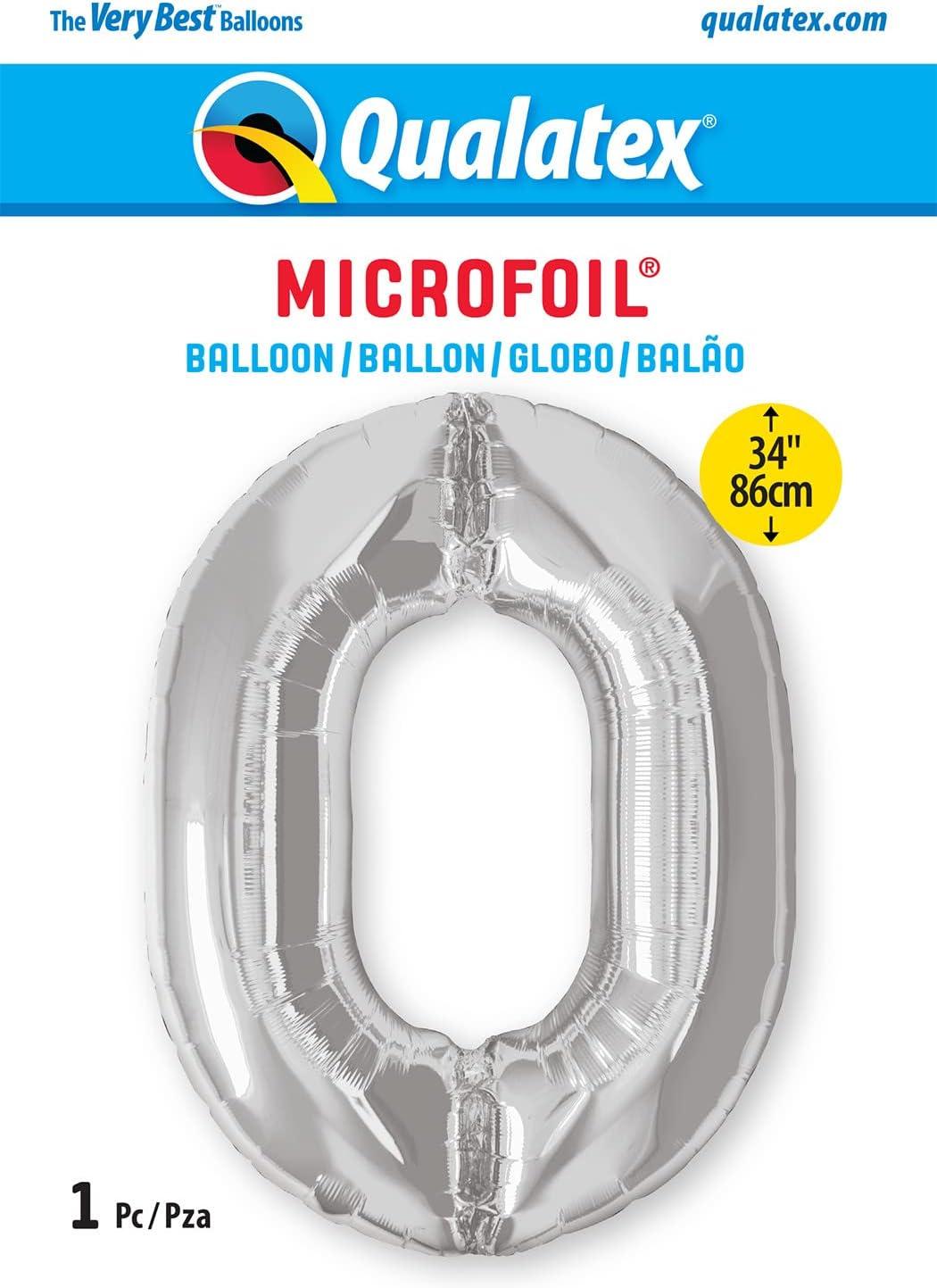 imageQUALATEX 34quot NUMBER EIGHT SAPPHIRE BLUE BALLOONSilver