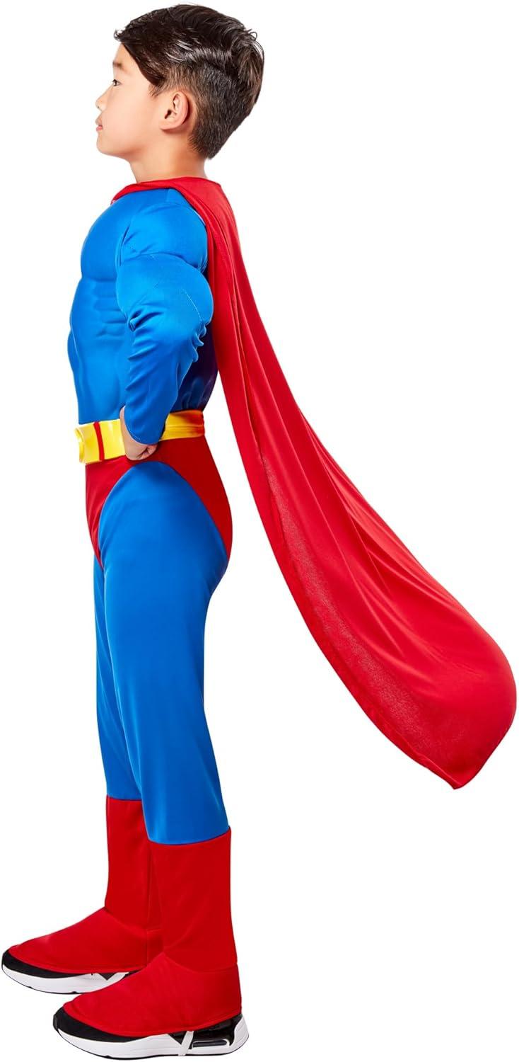 imageRubies DC Comics Superheroes Superman Costume for Kids Boys MediumLarge
