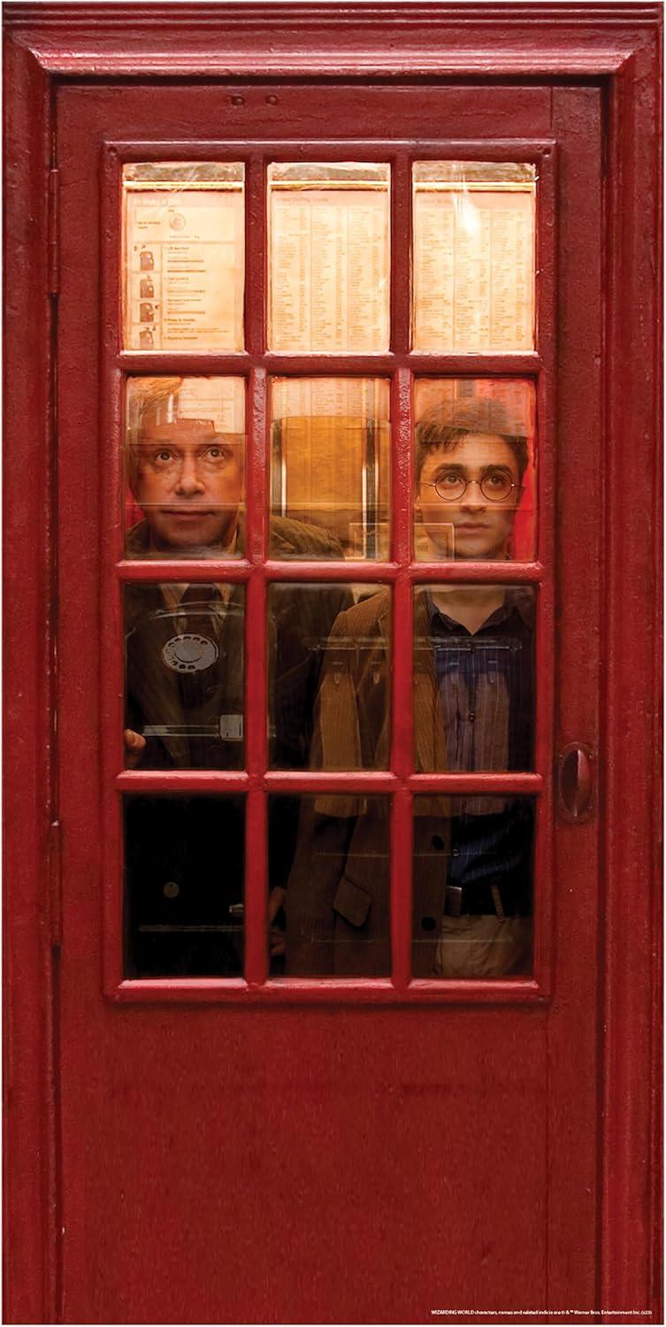 imageRubies Harry Potter Decorative Door Cover Telephone Booth 30quot x 60quot for Themed Parties and Halloween