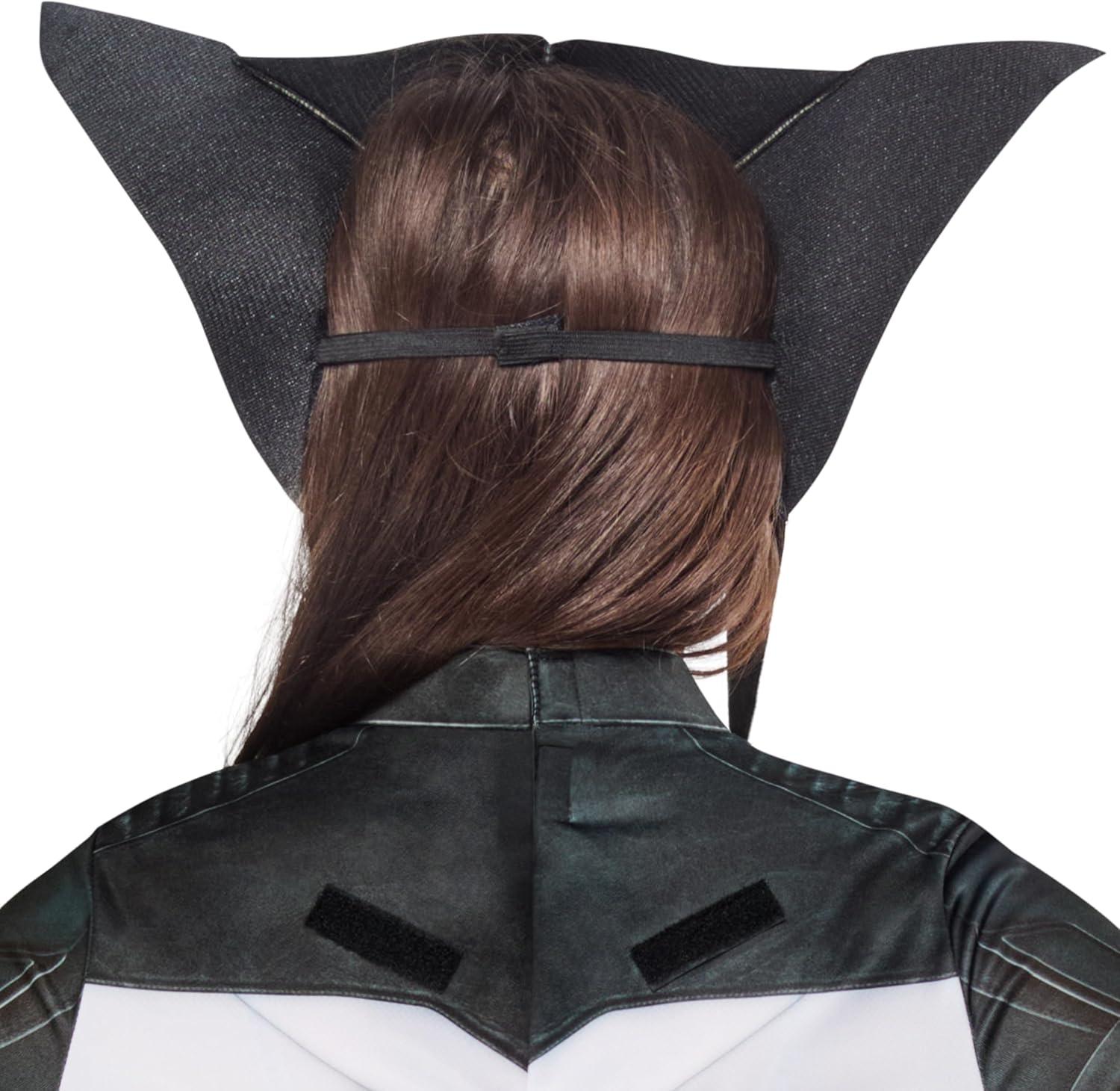 imageRubies Hawk Girl Kids Girls Superman Movie Costume Jumpsuit with Attached Shoe Covers and Headpiece