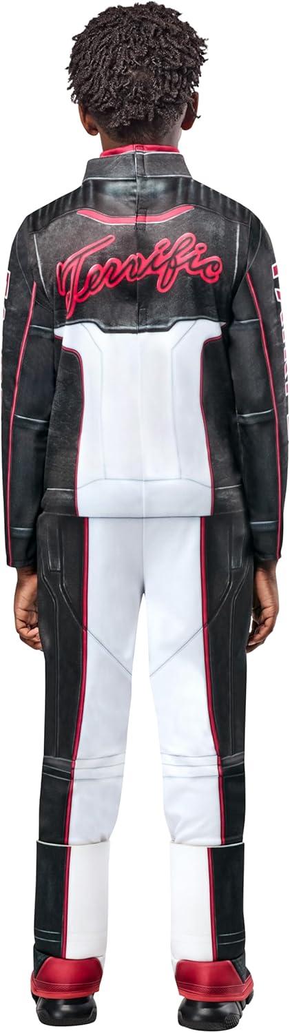 imageRubies Mr Terrific Deluxe Kids Boys Costume Jumpsuit with Attached Faux Jacket and Mask