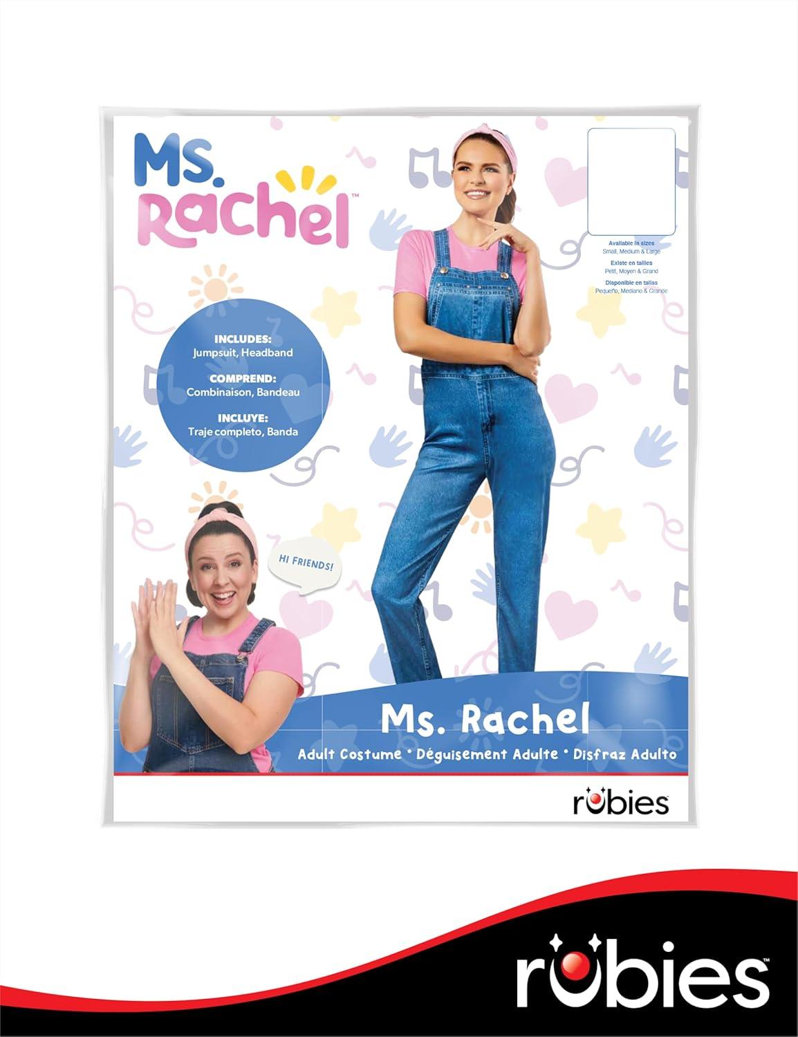 imageRubies Ms Rachel Costume Jumpsuit with Headband for Adult Women for Themed Parties and Halloween