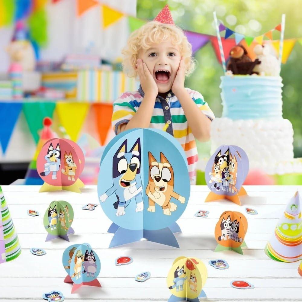 imageSonic The Hedgehog Party Table Centerpiece Kit 27 Pc Set Vibrant ActionPacked Decorations for Birthdays ampamp Special OccasionsBluey