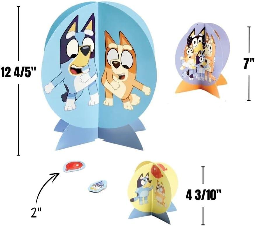 imageSonic The Hedgehog Party Table Centerpiece Kit 27 Pc Set Vibrant ActionPacked Decorations for Birthdays ampamp Special OccasionsBluey