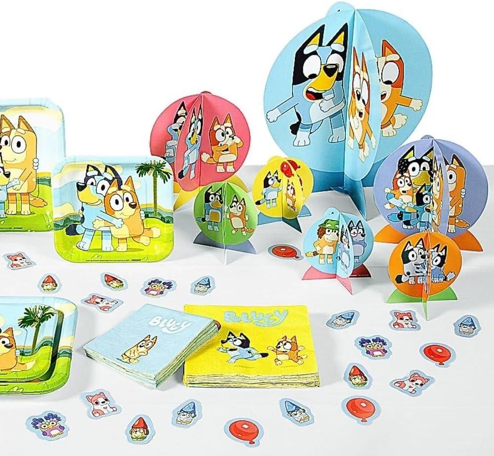 imageSonic The Hedgehog Party Table Centerpiece Kit 27 Pc Set Vibrant ActionPacked Decorations for Birthdays ampamp Special OccasionsBluey