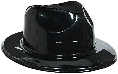 imageStylish Black Fedora 45quotH x 1068quotW x 1281quotD 1 Pc Elegant ampamp Classic Design Premium Material Dazzle ampamp Shine in Any OccasionBlack