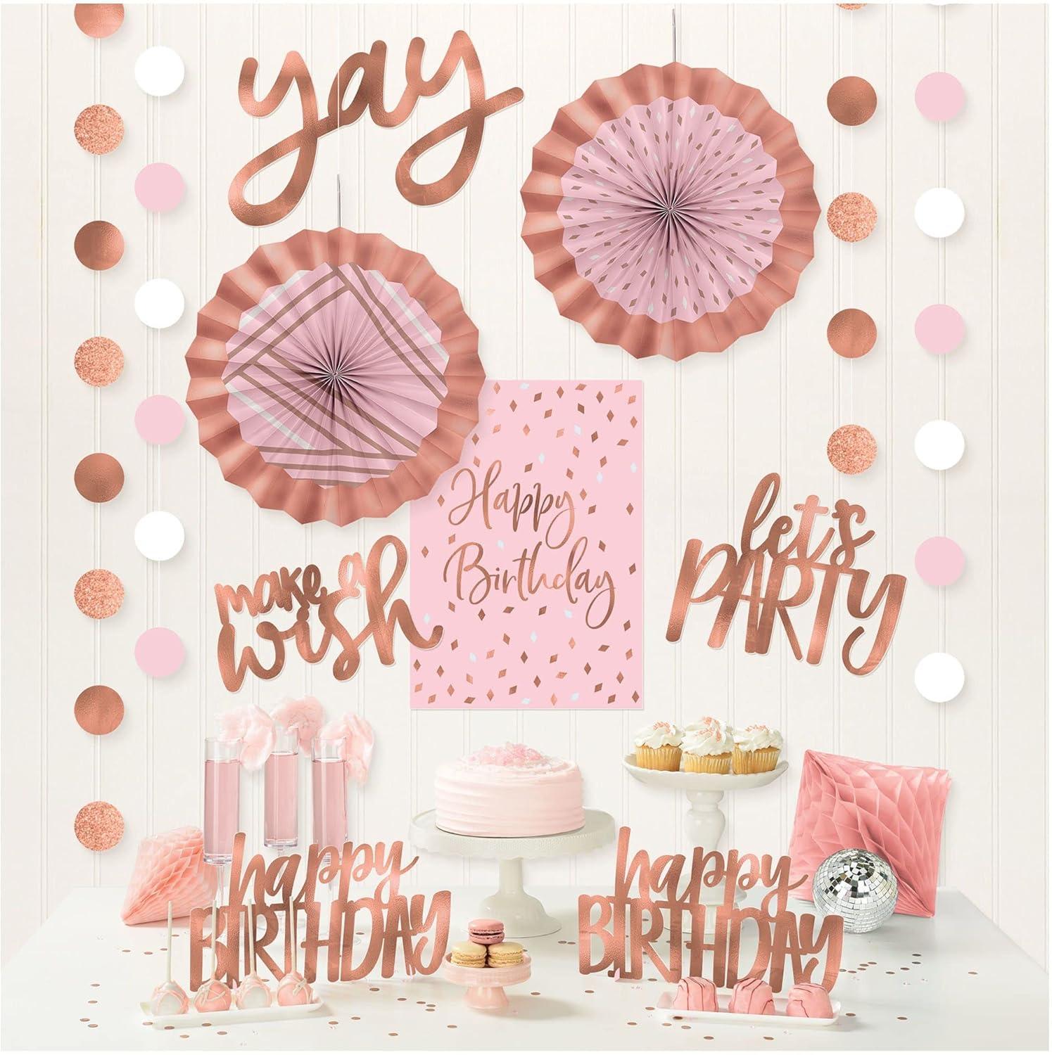 imageUltimate Blush Sixteen Room Decorating Kit AllinOne Set Elegant Blush Design Unforgettable Celebration Experience Perfect for Fabulous 16th Birthday BashBlush