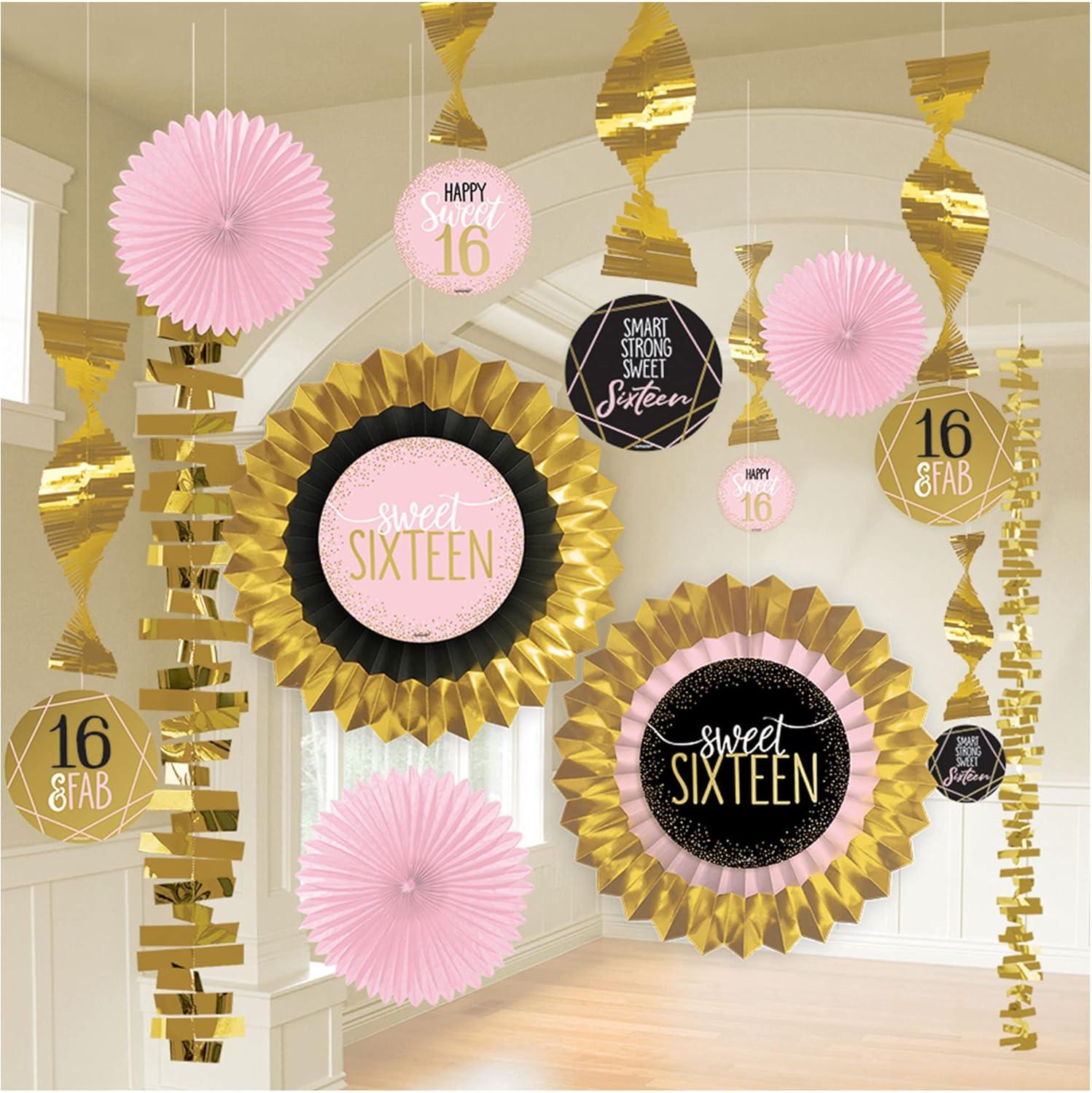 imageUltimate Blush Sixteen Room Decorating Kit AllinOne Set Elegant Blush Design Unforgettable Celebration Experience Perfect for Fabulous 16th Birthday BashBlush